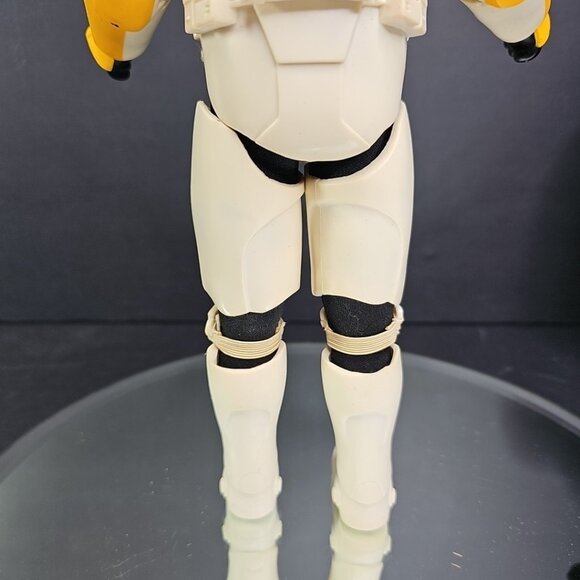 Star Wars Attack of the Clones Clone Commander 12” W/ Yellow Stripes 2002 VTG - Picture 9 of 16